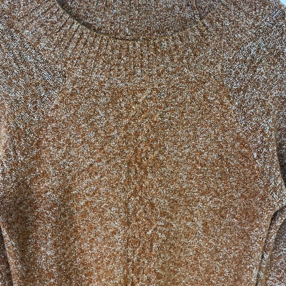 Prana CADWELL Knit Organic Cotton Sweater Tunic Dress in Adobe Brown M W33170236 - Picture 7 of 9